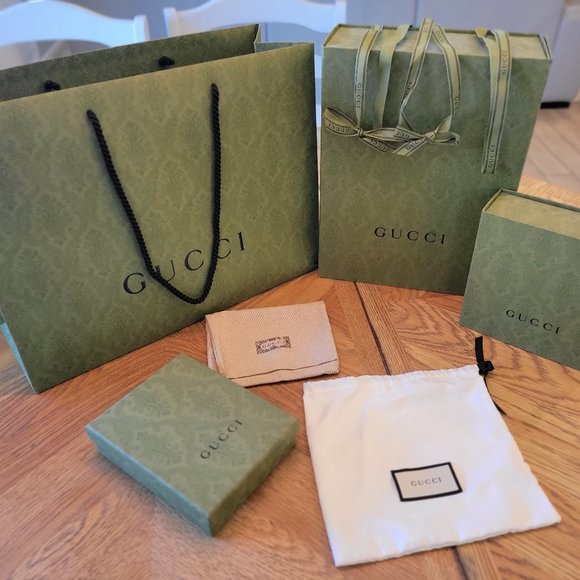 Gucci Accessories Authentic Gucci Boxes Bags Ribbons And Dust Bags